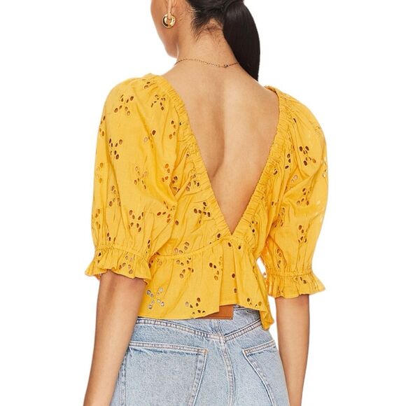 FREE PEOPLE Gardenia‎ Top Size XSMALL - Picture 2 of 12